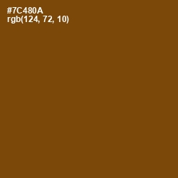 #7C480A - Antique Bronze Color Image