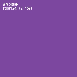 #7C489F - Affair Color Image