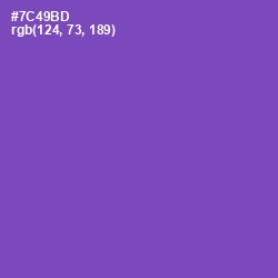 #7C49BD - Studio Color Image
