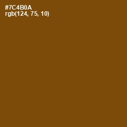#7C4B0A - Antique Bronze Color Image