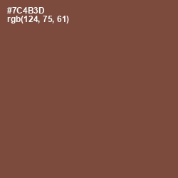 #7C4B3D - Old Copper Color Image