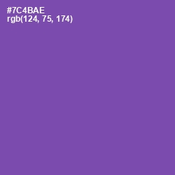 #7C4BAE - Studio Color Image