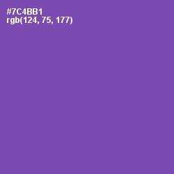 #7C4BB1 - Studio Color Image