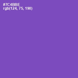 #7C4BBE - Studio Color Image