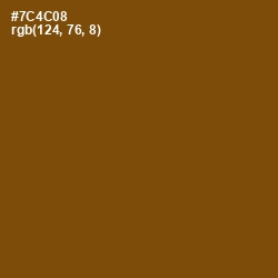#7C4C08 - Antique Bronze Color Image