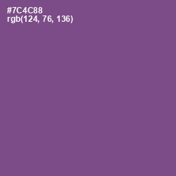 #7C4C88 - Affair Color Image