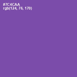 #7C4CAA - Studio Color Image