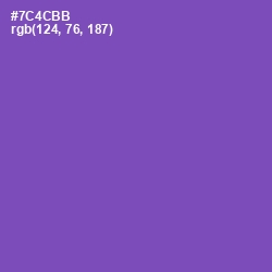 #7C4CBB - Studio Color Image