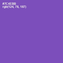 #7C4EBB - Studio Color Image