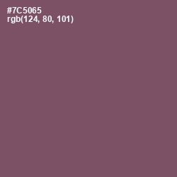 #7C5065 - Scorpion Color Image