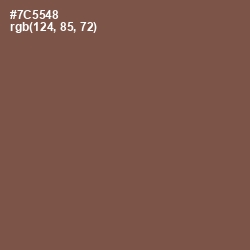 #7C5548 - Roman Coffee Color Image