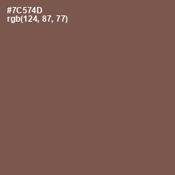 #7C574D - Roman Coffee Color Image