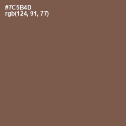 #7C5B4D - Roman Coffee Color Image