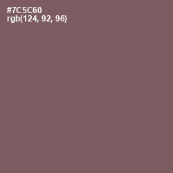 #7C5C60 - Scorpion Color Image