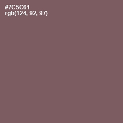 #7C5C61 - Scorpion Color Image