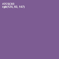 #7C5C93 - Affair Color Image