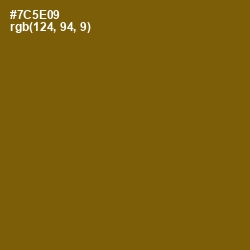 #7C5E09 - Antique Bronze Color Image