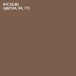 #7C5E4D - Roman Coffee Color Image