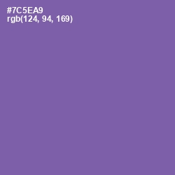 #7C5EA9 - Scampi Color Image