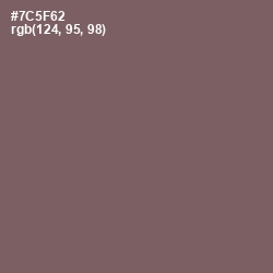 #7C5F62 - Scorpion Color Image