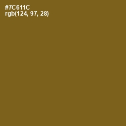 #7C611C - Olivetone Color Image