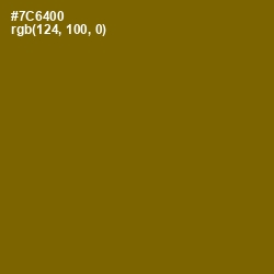 #7C6400 - Yukon Gold Color Image