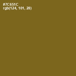 #7C651C - Olivetone Color Image