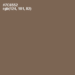 #7C6552 - Coffee Color Image