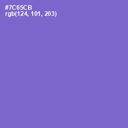 #7C65CB - Blue Marguerite Color Image