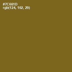 #7C661D - Olivetone Color Image