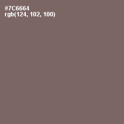 #7C6664 - Sandstone Color Image