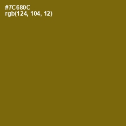 #7C680C - Yukon Gold Color Image