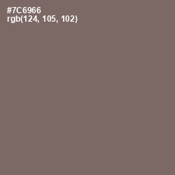 #7C6966 - Sandstone Color Image