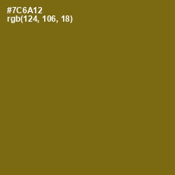 #7C6A12 - Olivetone Color Image