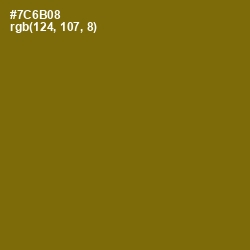 #7C6B08 - Yukon Gold Color Image