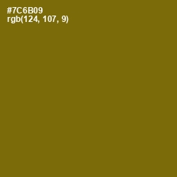 #7C6B09 - Yukon Gold Color Image