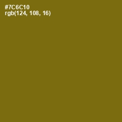 #7C6C10 - Olivetone Color Image