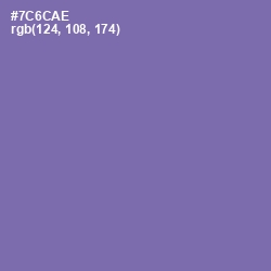 #7C6CAE - Deluge Color Image