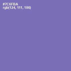 #7C6FBA - Deluge Color Image