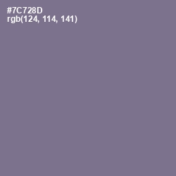 #7C728D - Topaz Color Image