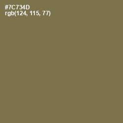 #7C734D - Go Ben Color Image