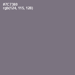 #7C7380 - Jumbo Color Image