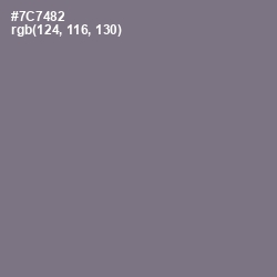 #7C7482 - Jumbo Color Image