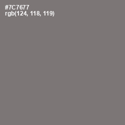 #7C7677 - Tapa Color Image