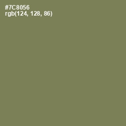 #7C8056 - Glade Green Color Image