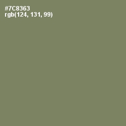 #7C8363 - Flax Smoke Color Image