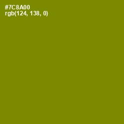 #7C8A00 - Limeade Color Image