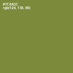 #7C8A3C - Wasabi Color Image