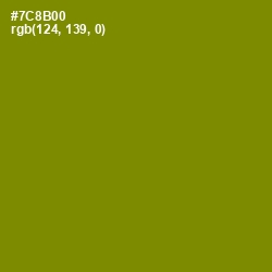 #7C8B00 - Limeade Color Image