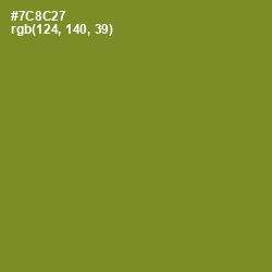 #7C8C27 - Wasabi Color Image